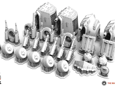 Feudal Guard - Elite Transport Vehicle 3D print model