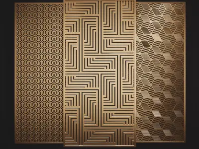 Decorative partition 3D model
