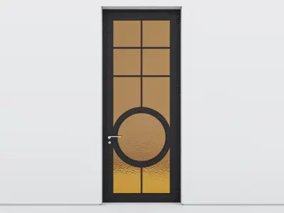 Aluminium door 350 3D model