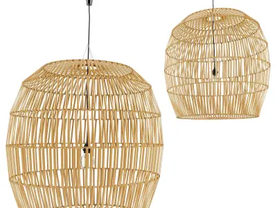bamboo lamp 22 3D model