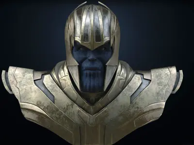 Thanos bust 3D model