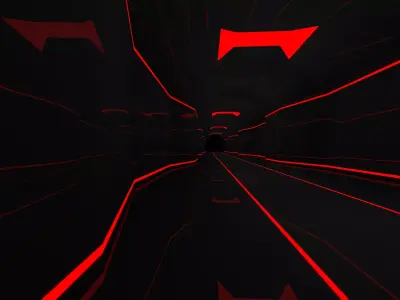 Dark Corridor  3D model
