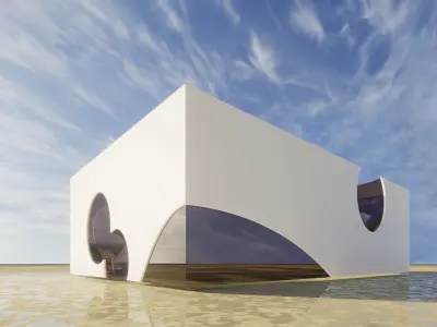 Space Museum - Revit Project with Rhino Inside Revit workflow 3D model