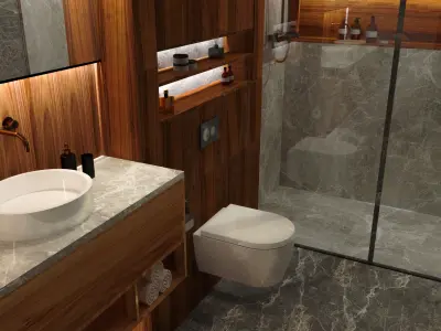 Bathroom interior  3D model