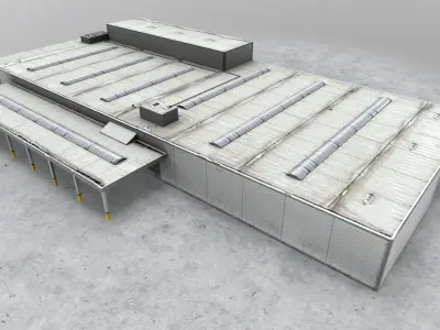 EDDF Storage 9 Low-poly 3D model