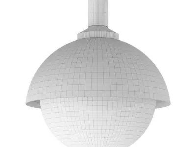Dome Pendant Perforated - Hanging lamp 3D model