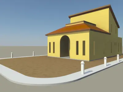 Vintage house 24R03 3D model