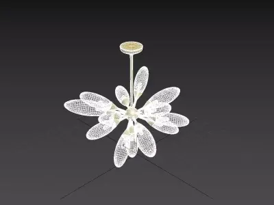 Cordoba Chandelier 39 Inch Ceiling Light 3D model