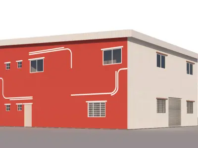 Industrial Building-1 3D model