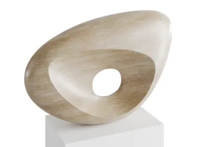 Abstract sculpture by Christophe Conder 3D model