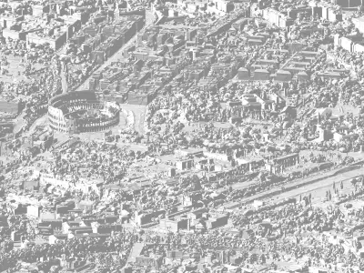 Rome City Center  3D model