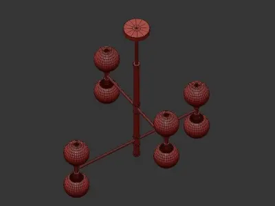 Andromeda Chandelier 3D model