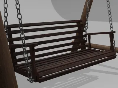 Modern Swing Low-poly 3D model
