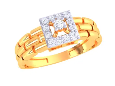 Women Ring  Render 3dm STL OBJ FBX Details 3D print model 138
