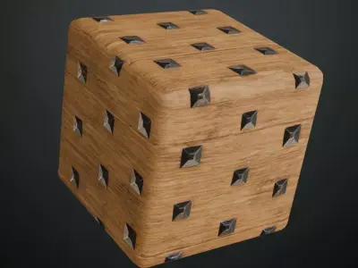 Antique High-Gloss Polished Mahogany PBR Seamless Texture