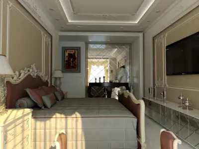 max-3ds-fbx-obj-  interior -rhino - 3d max2015 - corona  3D model