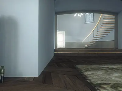 Windmill Apartment Low-poly 3D model