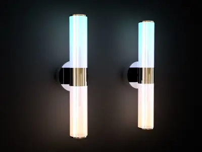 Modern Wall Light 3D Model Low-poly 3D model