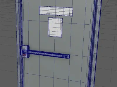 DoorA high-poly model t door 3D model