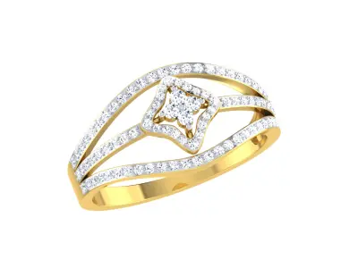 Women Ring Render 3dm STL OBJ FBX Details 3D print model 30