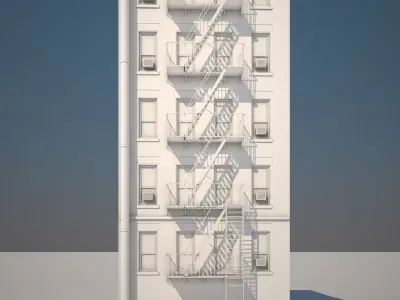 Context Building Nr4 Building Allen st  New York 3D model