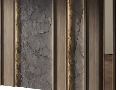 Decorative V112 Wall Panels 3D model