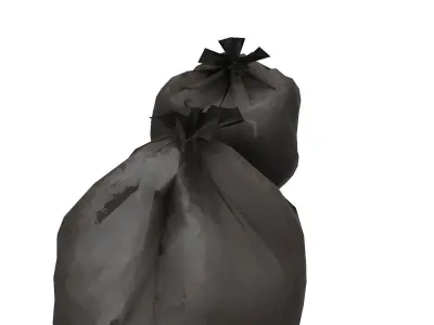 Trash Bag Free low-poly 3D model