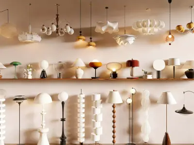 Modern Lighting Sets 3D model