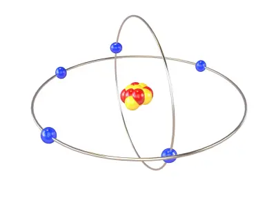 Boron Chemical Element v2 001 Low-poly 3D model
