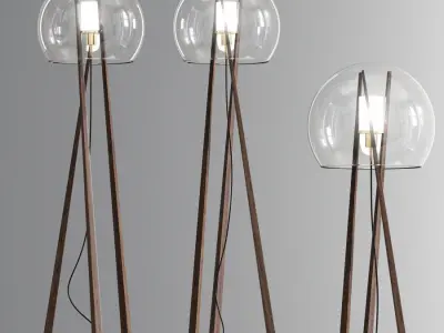 Modern Floor Lamp 3D model 5
