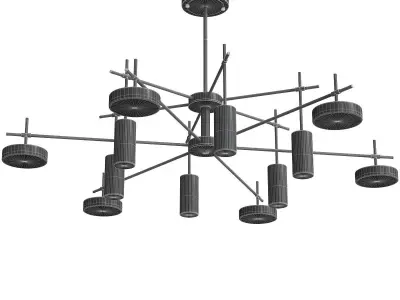 Bellto Chandeliers Set 3D model