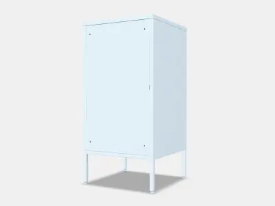 HALLAN Storage combination with doors 9 Low-poly 3D model