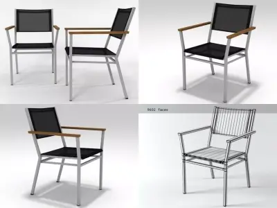 Equinox armchair 3D model
