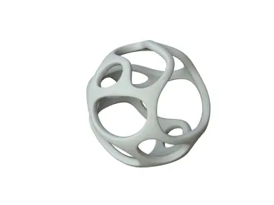 SciFi Cube Object No 19151 Low Poly Shape Texture