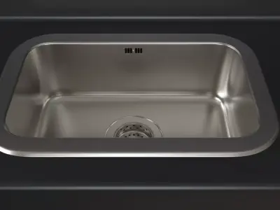 BOHOLMEN sink Ikea 47x30cm 3D model