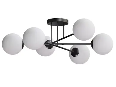  Glassy ceiling light 3D model