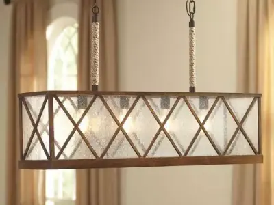 Decory Light Kitchen Island Square - Rectangle Pendant 3D model