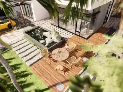 Luxury Modern Villa Exterior Design  3D model