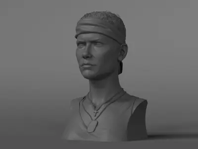 Jenette Goldstein - Vasquez - Aliens 3D print model