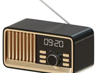radio 10 3D model