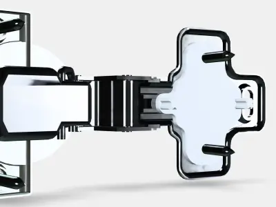 UTRUSTA Hinge 4 Low-poly 3D model