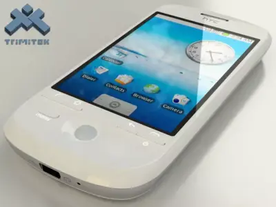HTC Magic  - 2009 - White 3D model