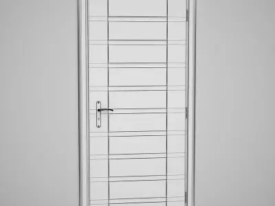 CGAxis Door 3D model 38