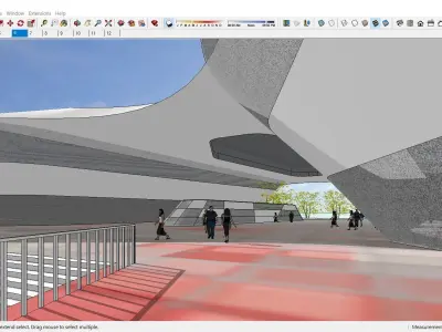 Sketchup School and University B10 3D model