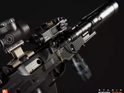 MP9 TP9 Low-poly 3D model