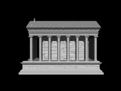 GARNI temple 3D print model