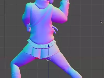 Li-fen Street Fighter 6 Low-poly 3D model