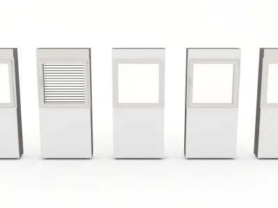 Windows collection - room windows and sliding bays 3D Model Pack