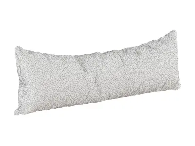 Sheepskin fur pillow 3D model