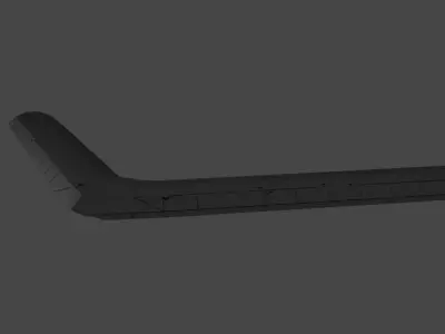 V-Shaped UFO Version 2 3D model